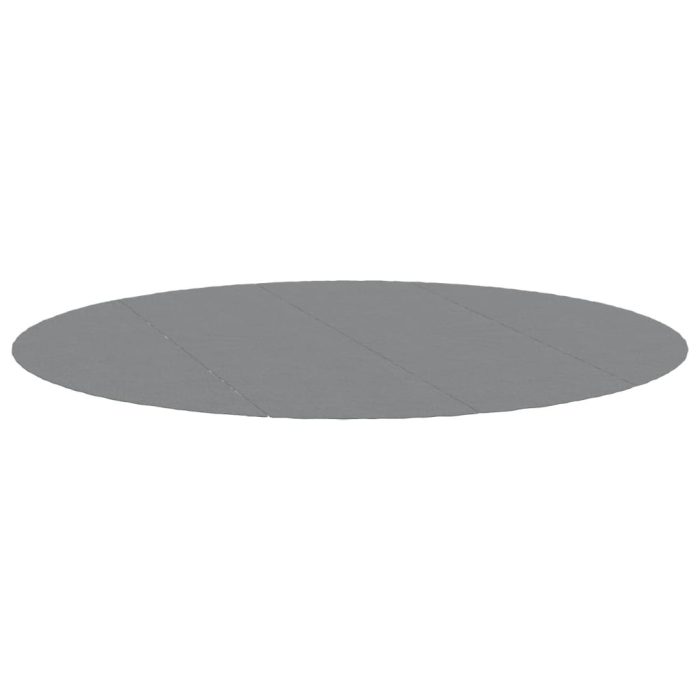 vidaXL Bassengduk lysegrå Ø428 cm polyester geotekstil