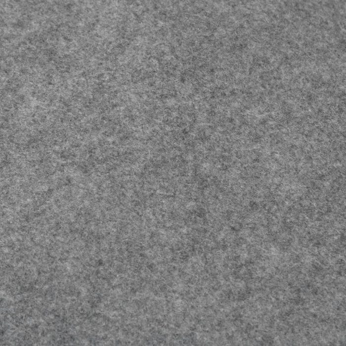 vidaXL Bassengduk lysegrå Ø428 cm polyester geotekstil