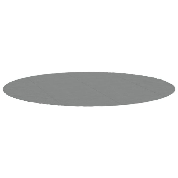 vidaXL Bassengduk lysegrå Ø458 cm polyester geotekstil