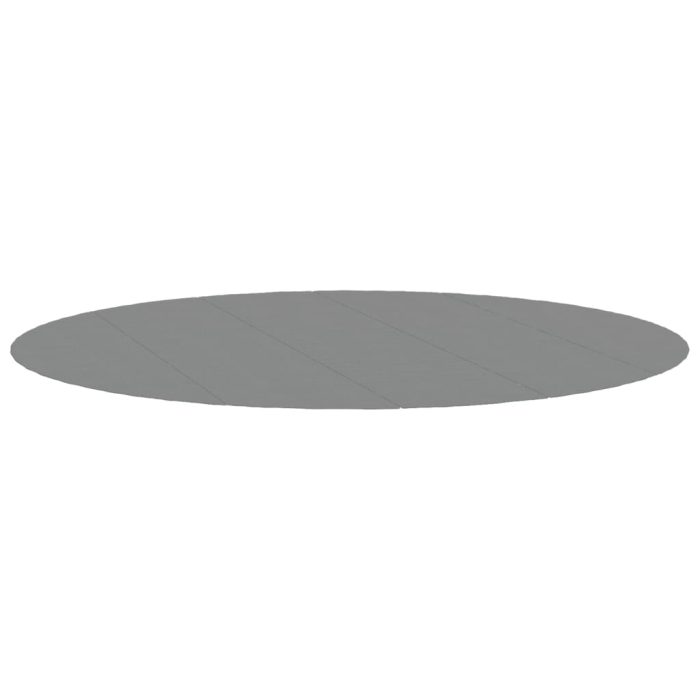 vidaXL Bassengduk lysegrå Ø550 cm polyester geotekstil