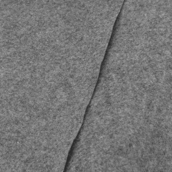 vidaXL Bassengduk lysegrå Ø550 cm polyester geotekstil