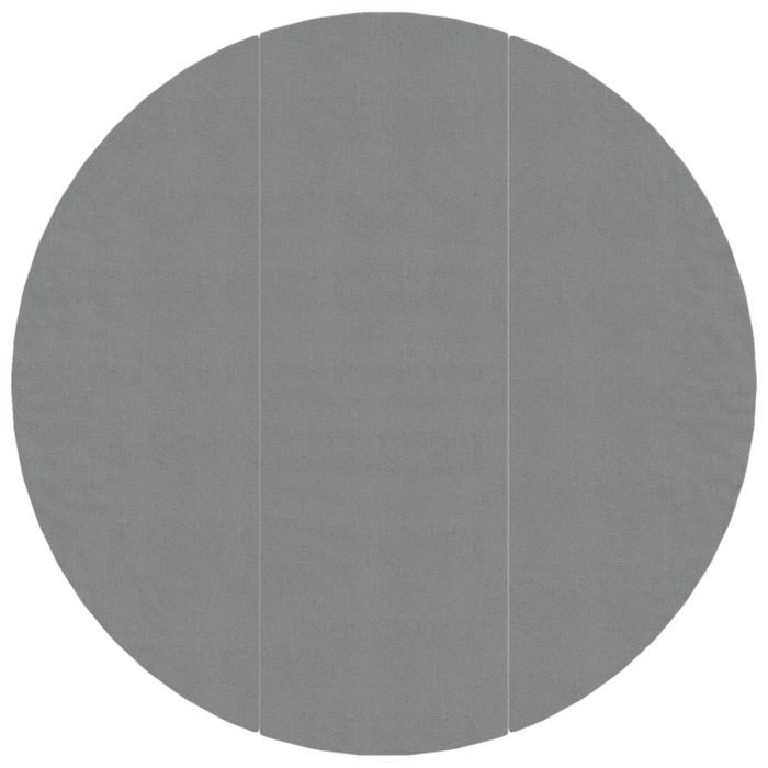 vidaXL Bassengduk lysegrå Ø396 cm polyester geotekstil