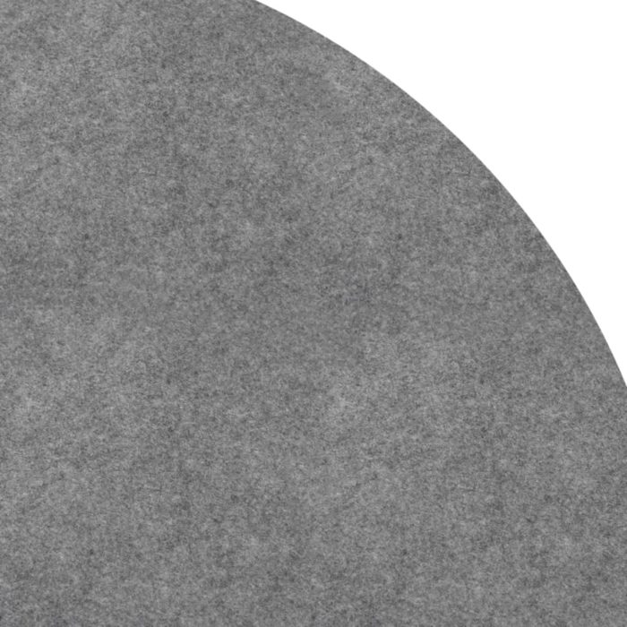 vidaXL Bassengduk lysegrå Ø396 cm polyester geotekstil