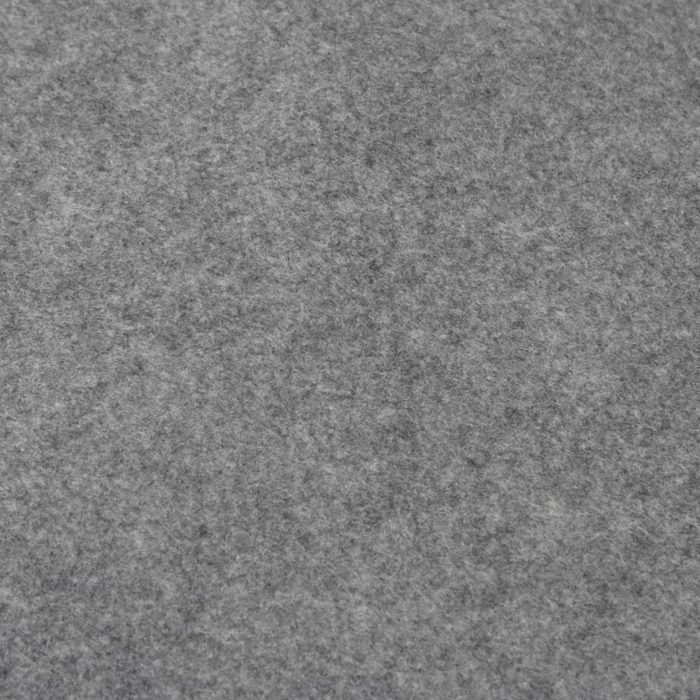 vidaXL Bassengduk lysegrå Ø396 cm polyester geotekstil