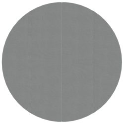 vidaXL Bassengduk lysegrå Ø428 cm polyester geotekstil