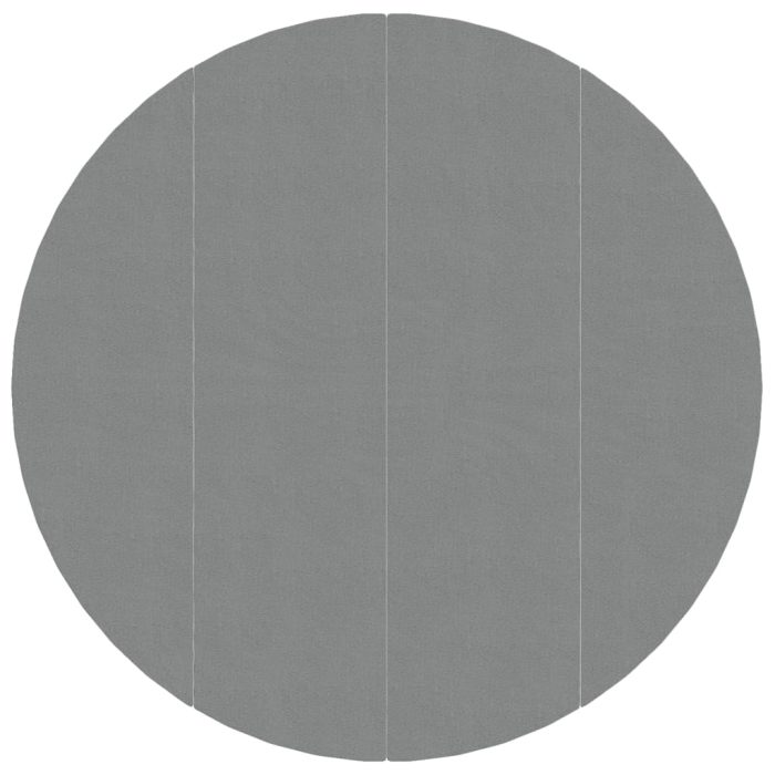 vidaXL Bassengduk lysegrå Ø428 cm polyester geotekstil