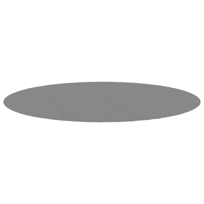 vidaXL Bassengduk lysegrå Ø428 cm polyester geotekstil