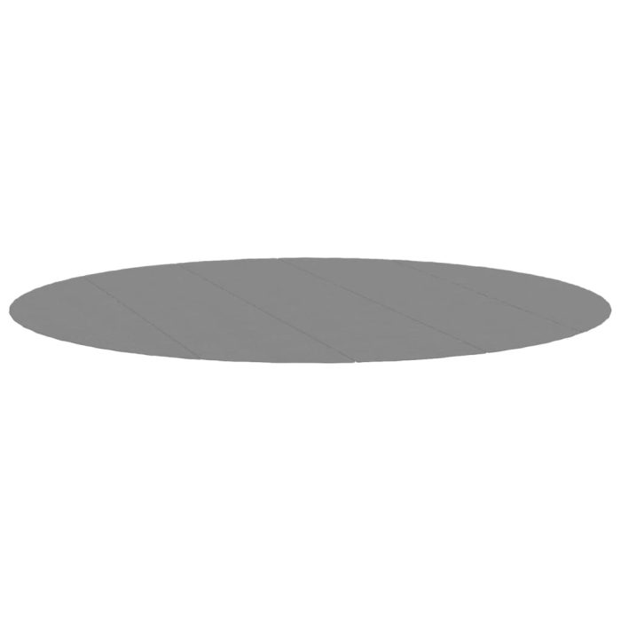 vidaXL Bassengduk lysegrå Ø550 cm polyester geotekstil