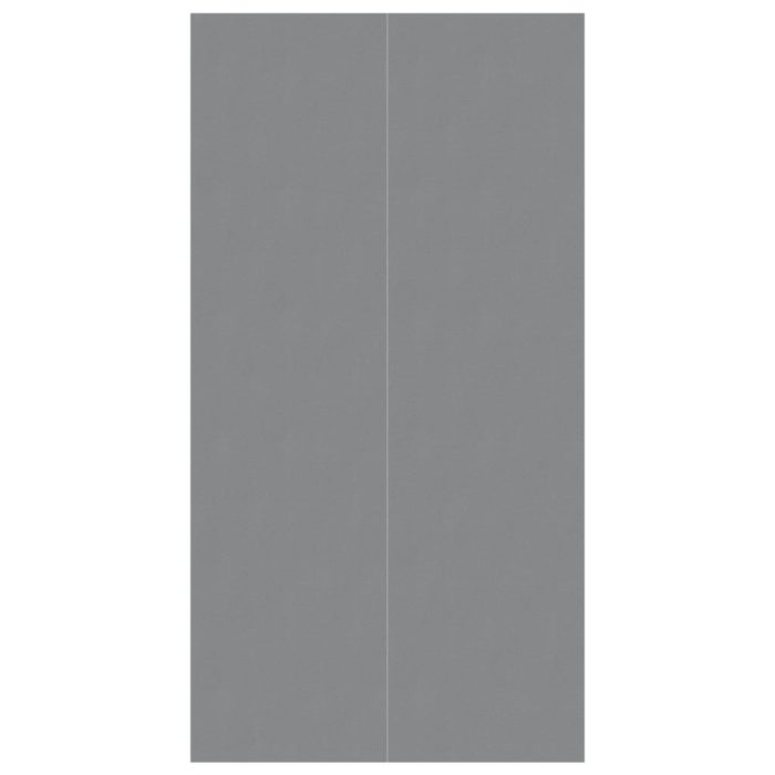 vidaXL Bassengduk lysegrå 420×220 cm polyester geotekstil