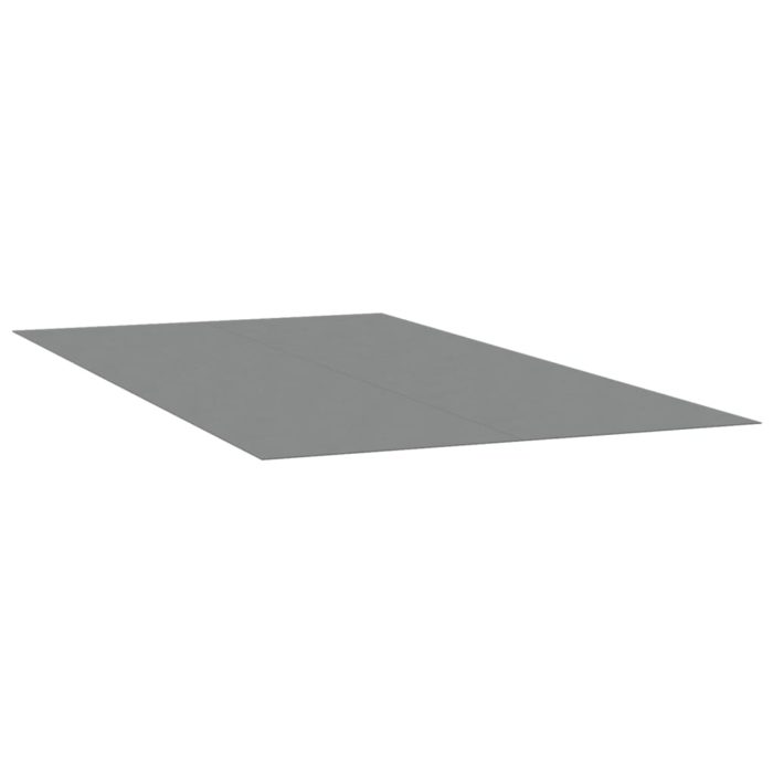 vidaXL Bassengduk lysegrå 420×220 cm polyester geotekstil