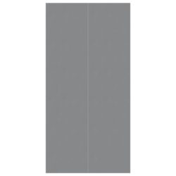 vidaXL Bassengduk lysegrå 500×250 cm polyester geotekstil