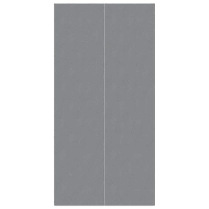 vidaXL Bassengduk lysegrå 500×250 cm polyester geotekstil