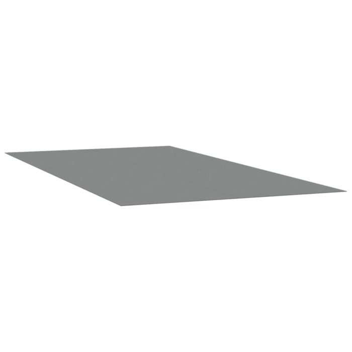 vidaXL Bassengduk lysegrå 500×250 cm polyester geotekstil