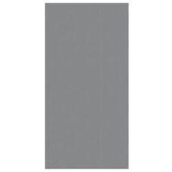 vidaXL Bassengduk lysegrå 640×321 cm polyester geotekstil