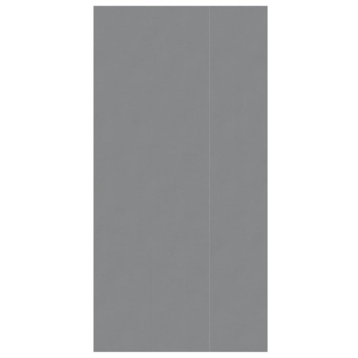 vidaXL Bassengduk lysegrå 640×321 cm polyester geotekstil