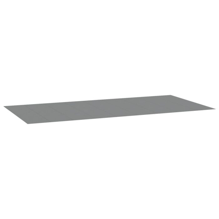 vidaXL Bassengduk lysegrå 999×500 cm polyester geotekstil