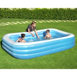 Bestway Oppblåsbart svømmebasseng 305x183x56 cm