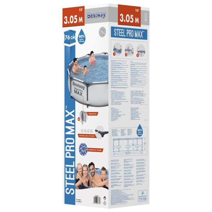 Bestway Steel Pro MAX Svømmebasseng 305×76 cm