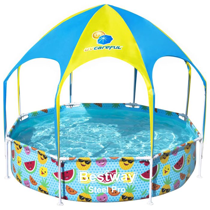 Bestway Frittstående barnebasseng Steel Pro UV Careful 244×51 cm