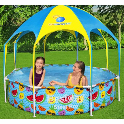 Bestway Frittstående barnebasseng Steel Pro UV Careful 244×51 cm