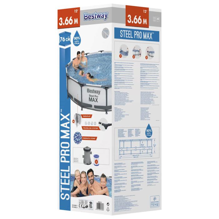 Bestway Steel Pro MAX Svømmebasseng 305×76 cm