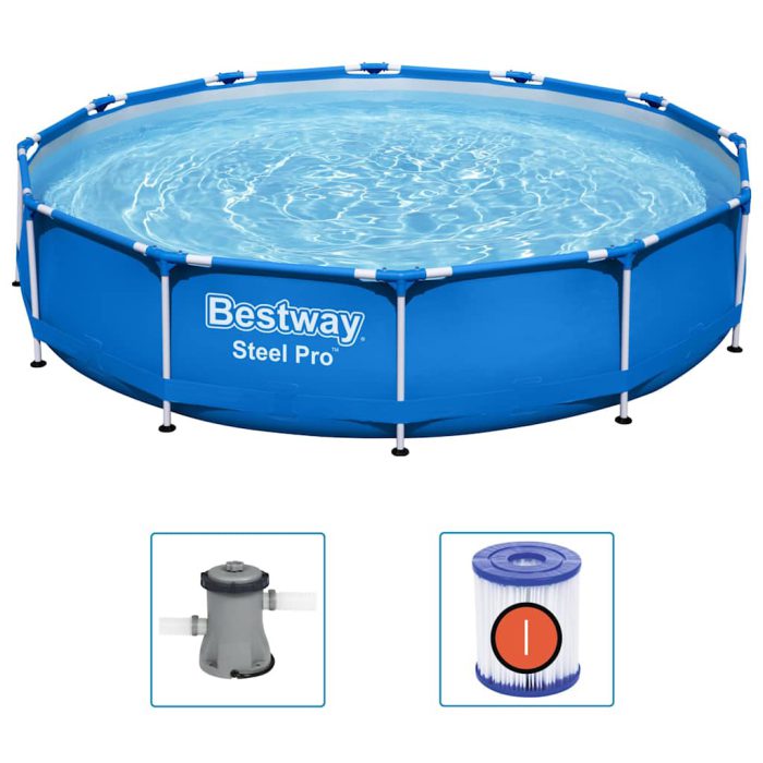 Bestway Rammebasseng Steel Pro 366×76 cm