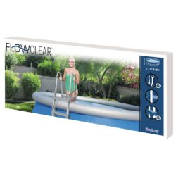 Bestway Sikkerhetsstige Flowclear 4-trinns 122 cm