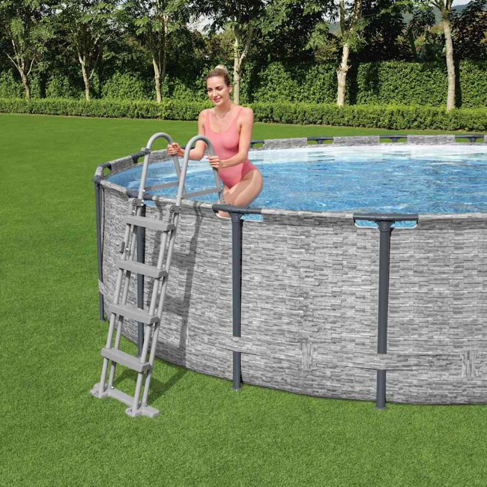 Bestway Sikkerhetsstige Flowclear 4-trinns 122 cm