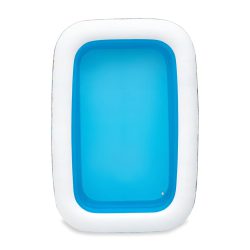 Bestway Oppblåsbart barnebasseng blå 229x152x56 cm