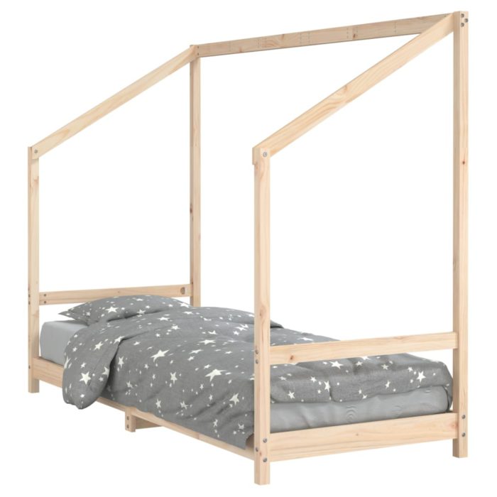vidaXL Barnesengeramme 80×200 cm heltre furu