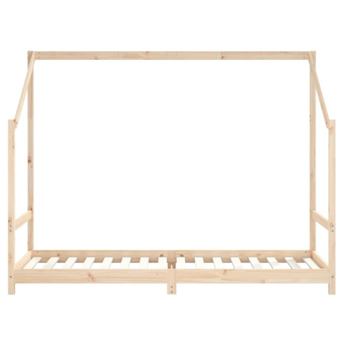 vidaXL Barnesengeramme 90×200 cm heltre furu