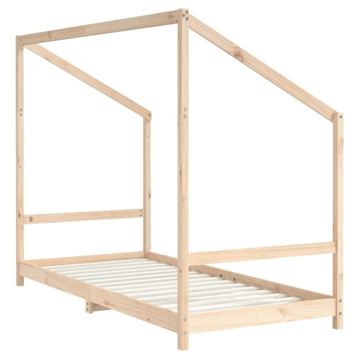 vidaXL Barnesengeramme 90×200 cm heltre furu