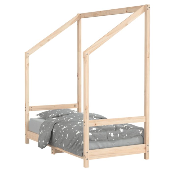 vidaXL Barnesengeramme 70×140 cm heltre furu