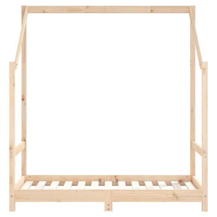 vidaXL Barnesengeramme 70×140 cm heltre furu