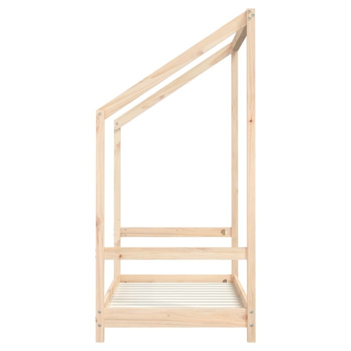 vidaXL Barnesengeramme 70×140 cm heltre furu