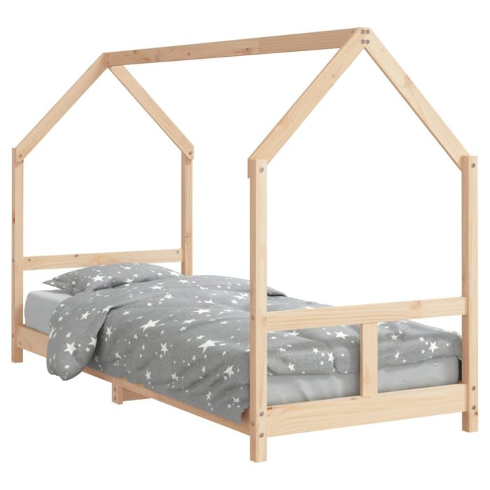 vidaXL Barnesengeramme 80×200 cm heltre furu