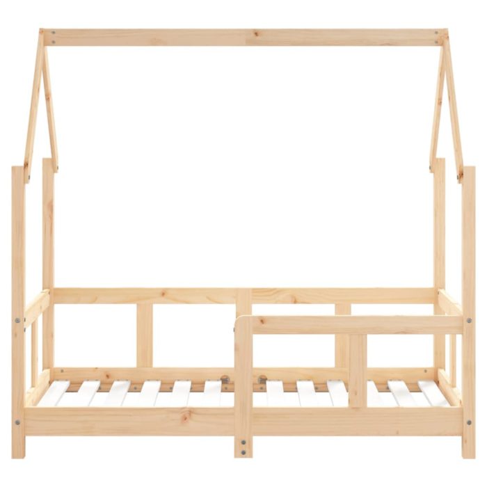 vidaXL Barnesengeramme 70×140 cm heltre furu