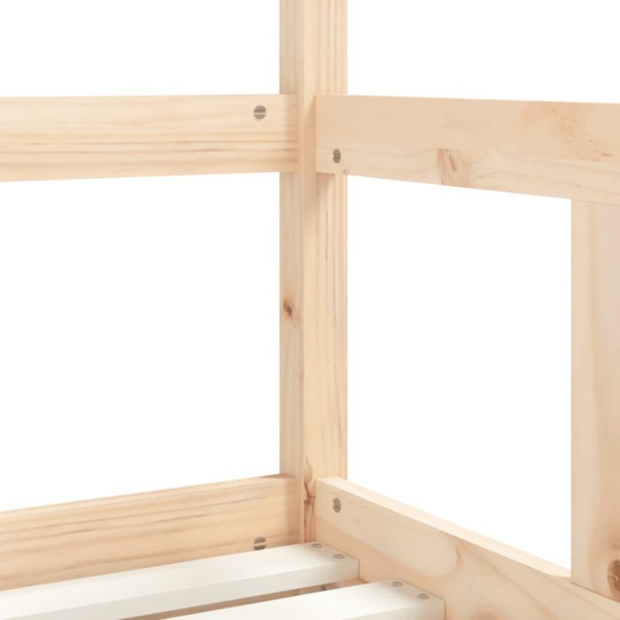 vidaXL Barnesengeramme 70×140 cm heltre furu