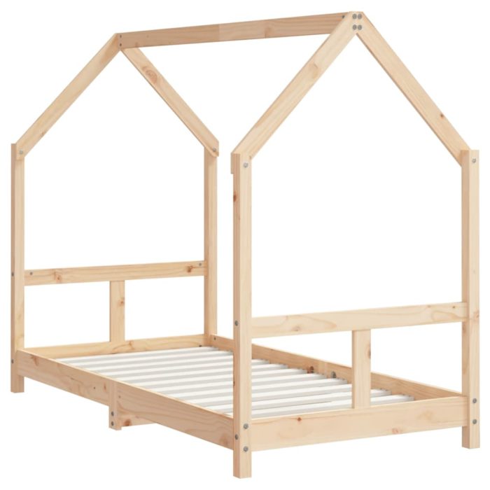vidaXL Barnesengeramme 80×160 cm heltre furu