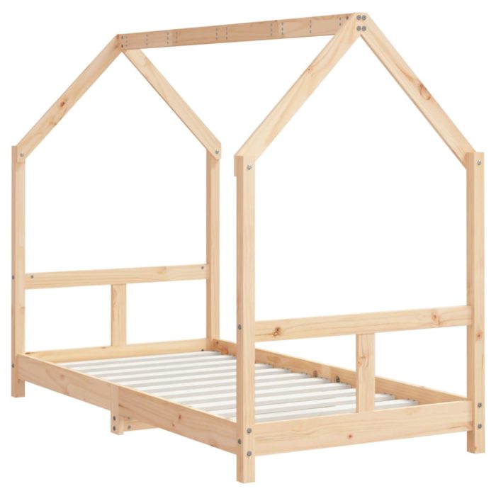 vidaXL Barnesengeramme 80×160 cm heltre furu