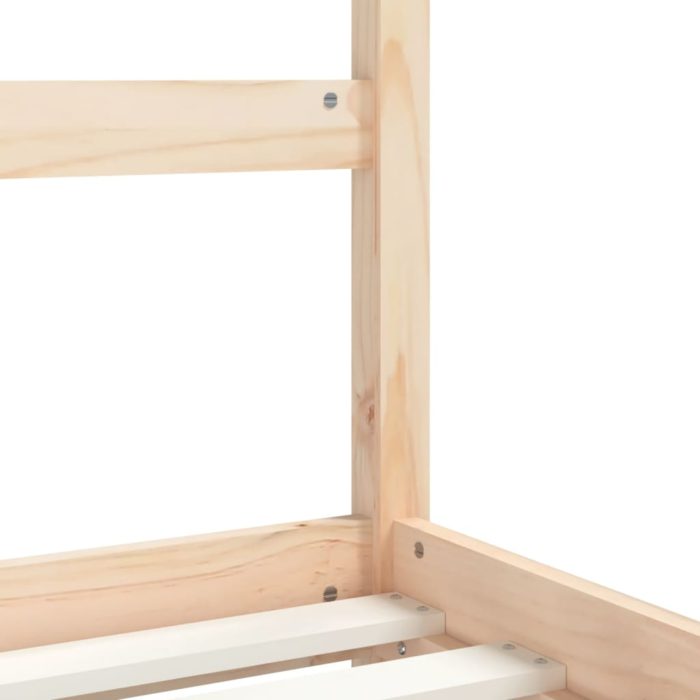 vidaXL Barnesengeramme 80×160 cm heltre furu