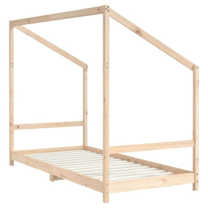 vidaXL Barnesengeramme 2x(90×190) cm heltre furu
