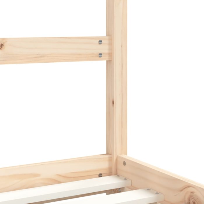 vidaXL Barnesengeramme 2x(90×190) cm heltre furu