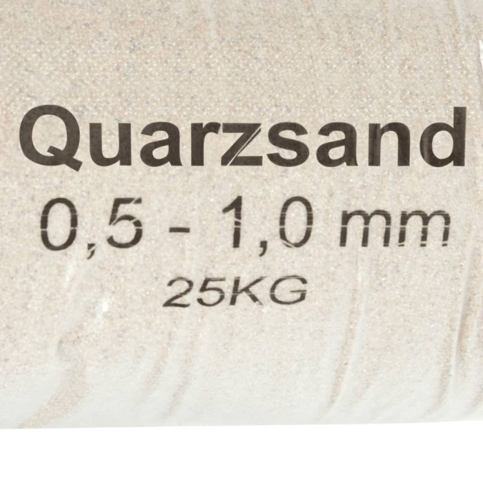 vidaXL Filtersand 25 kg 0,5-1,0 mm