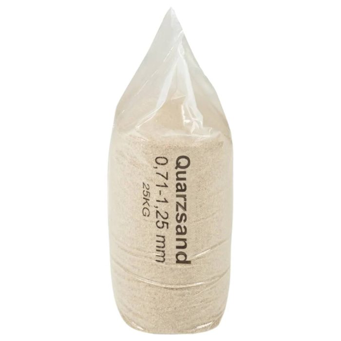 vidaXL Filtersand 25 kg 0,71 – 1,25 mm