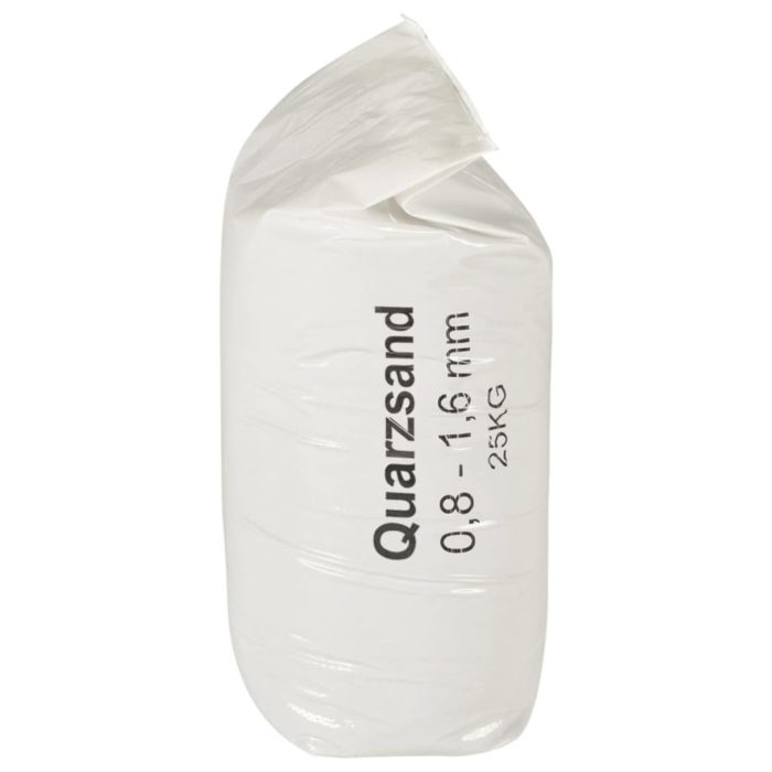 vidaXL Filtersand 25 kg 0,8 – 1,6 mm