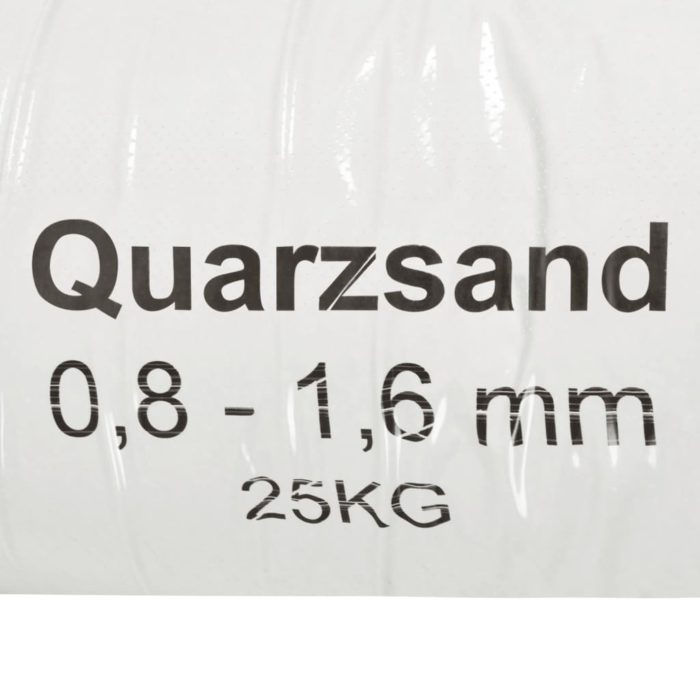 vidaXL Filtersand 25 kg 0,8 – 1,6 mm