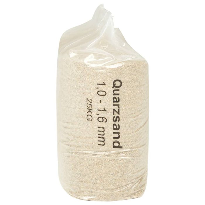 vidaXL Filtersand 25 kg 1,0 – 1,6 mm