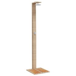 vidaXL Utedusj beige 50x55x224 cm polyrotting og akasie