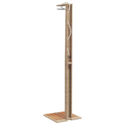 vidaXL Utedusj beige 50x55x224 cm polyrotting og akasie